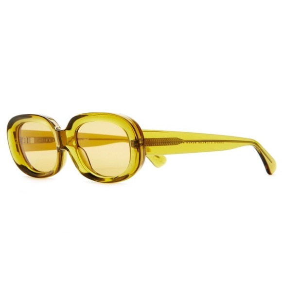 Crap Eyewear “The Bikini Vision” Sunglasses in Crystal Kelp Bio/Mustard - Picture 5 of 9